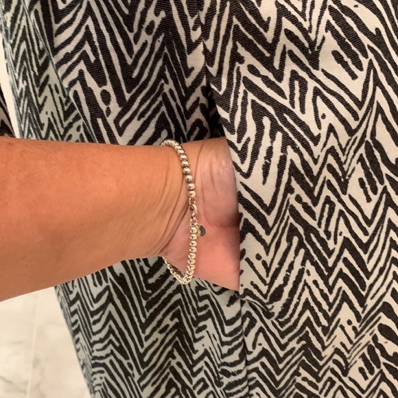 CAbi Printed Jacket in light blue and darker size m - Picture 7 of 8